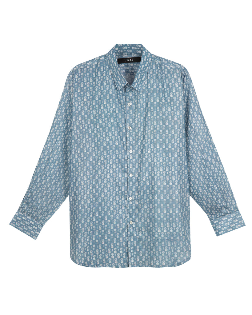 RUMA SHIRT IN FADED BLUE