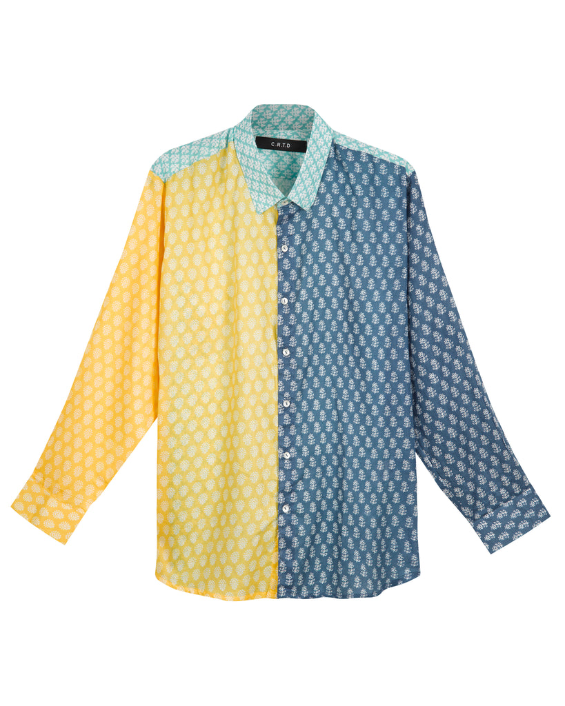 RABAI II IN YELLOW, DARK BLUE AND MINT