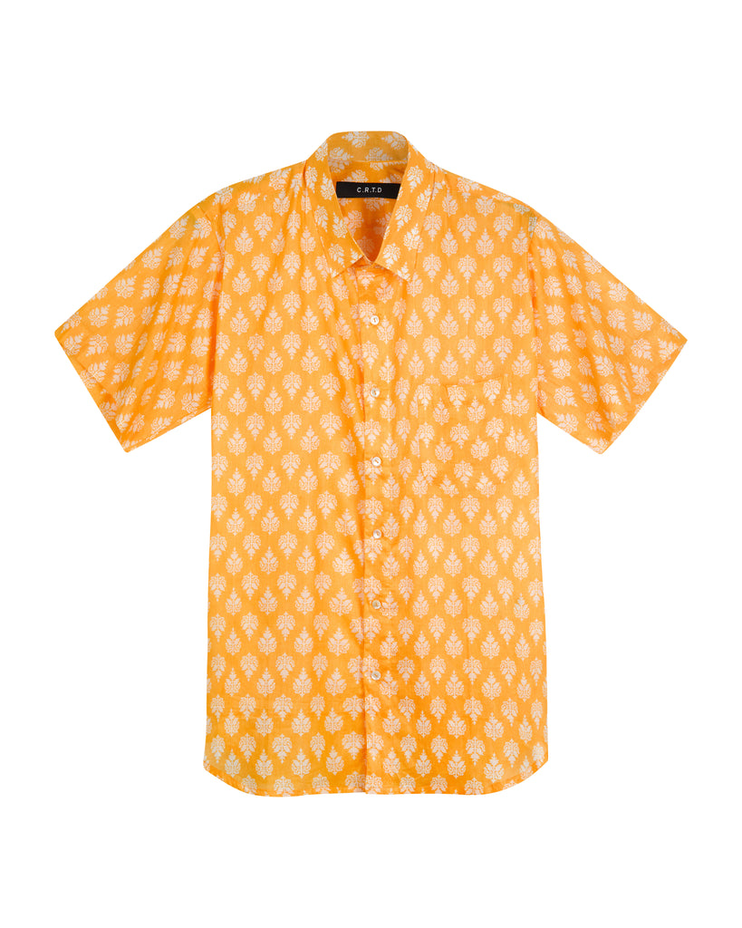 MZIMA SHORT SLEEVE SHIRT IN YELLOW