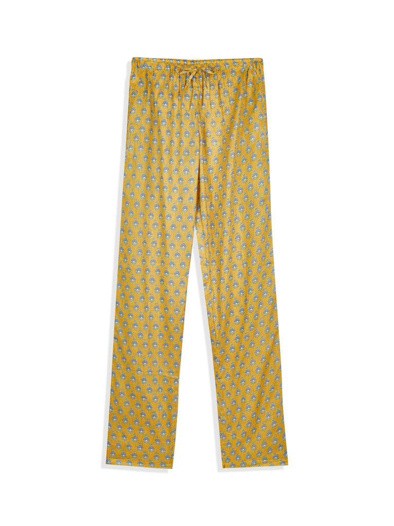SHIMBA TROUSERS IN YELLOW & BLUE
