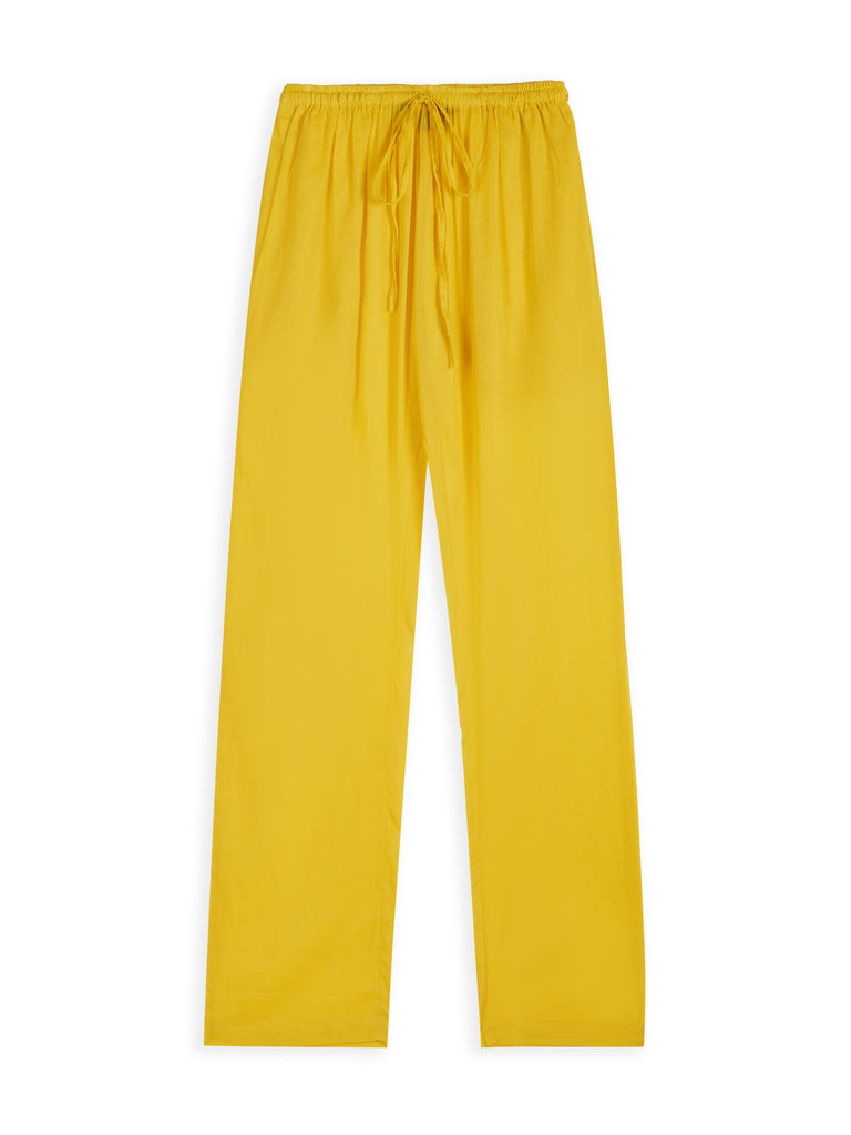 ESSENTIAL TROUSERS IN MUSTARD YELLOW