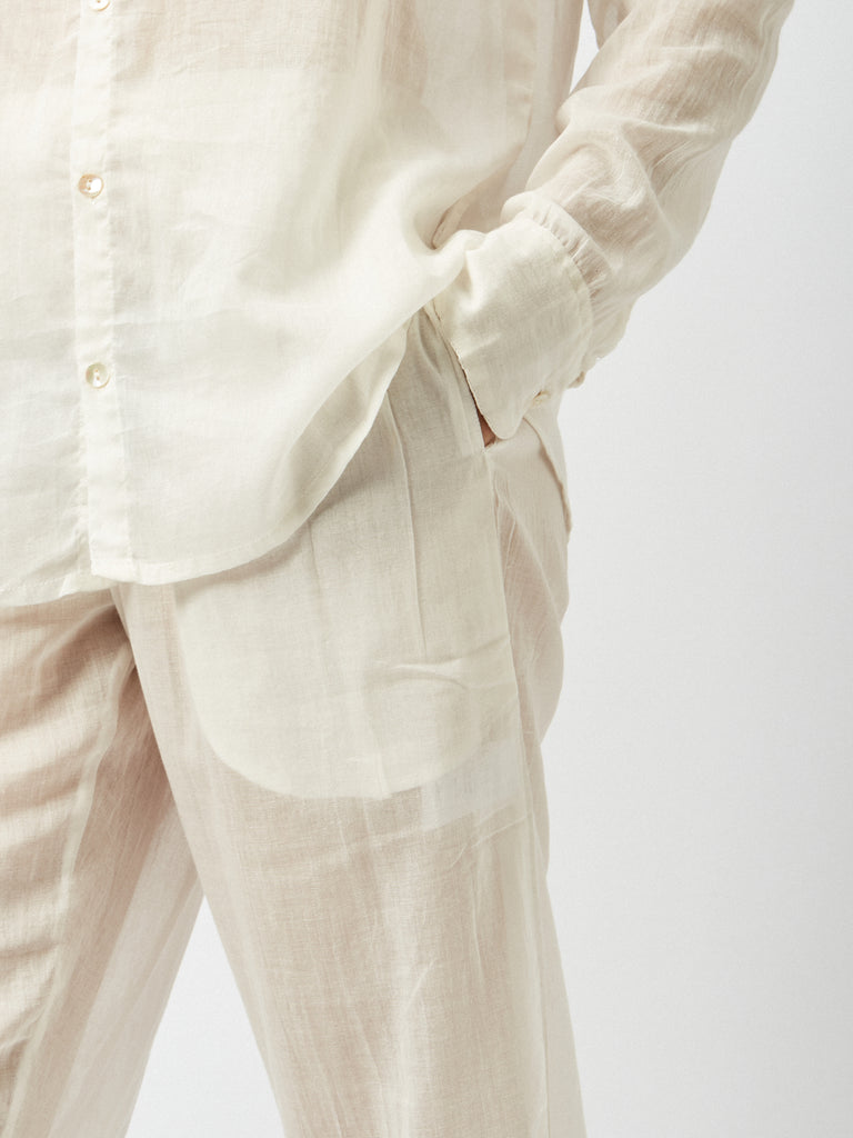 ESSENTIAL TROUSERS IN NATURAL